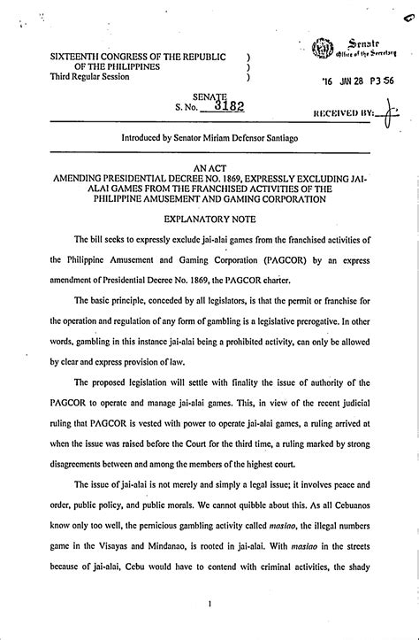 R.A. No. 9487 • An Act Further Amending P.D. No. 1869, .